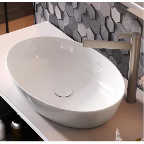 Умивальник на стільницю овальний Villeroy & Boch Artis 61х41 см 41986101