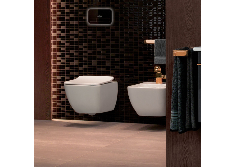 Унітаз підвісний з кришкою Villeroy&Boch Venticello DirectFlush 37,5 x 56 см, білий (4611R001_8M22S101)