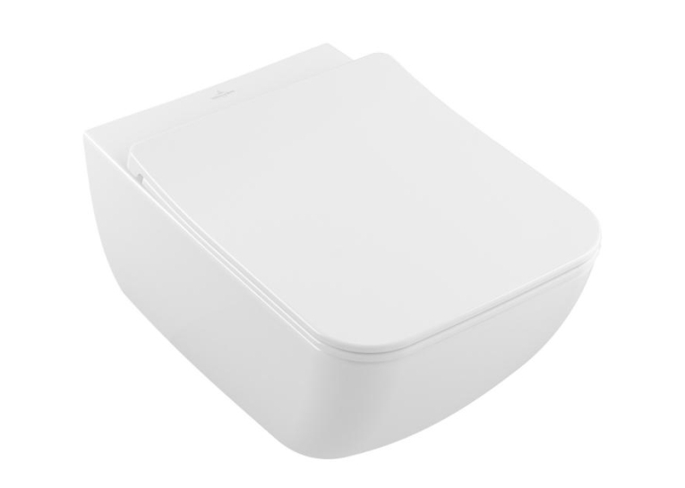 Унитаз подвесной VILLEROY&BOCH Verity Line с сиденьем SoftClosing белый альпин 4615RL01