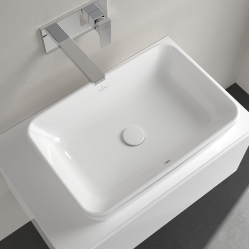Умивальник на стільницю прямокутний Villeroy & Boch ARCHITECTURA 60х40.5 см 5A276001