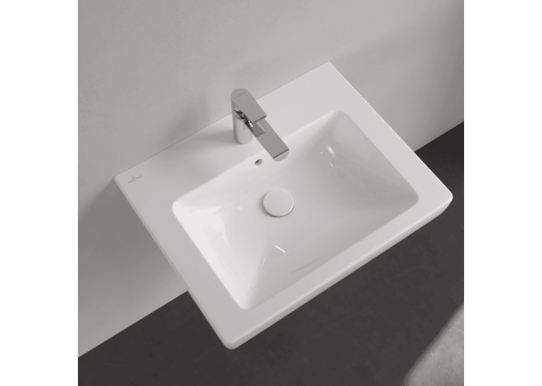 Умивальник підвісний Villeroy&Boch Subway 2.0, 60х47 см білий (71136001) (Невелика подряпина)