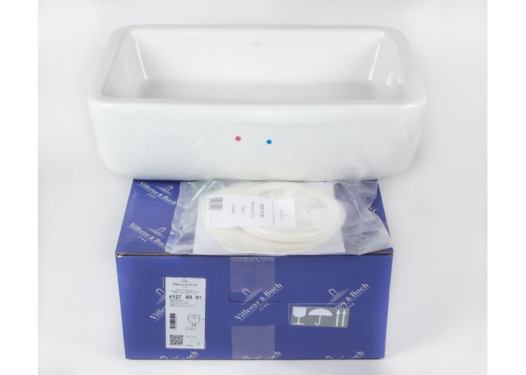 Умивальник на стільницю прямокутний VILLEROY & BOCH ARCHITECTURA 60х40 см (41276001) (Невелике пошкодження)