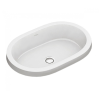 Умивальник овальний врізний в стільницю VILLEROY & BOCH ARCHITECTURA 61.5х41.5 см (41666001) (Сантехнічний недолив)