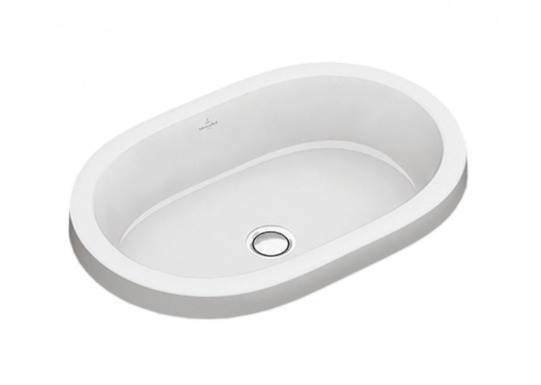 Умывальник овальный врезной в столешницу VILLEROY & BOCH ARCHITECTURA 61.5х41.5 см (41666001) (Сантехнический недолив)