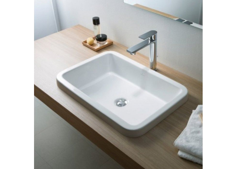 Умивальник врізний в стільницю прямокутний VILLEROY & BOCH ARCHITECTURA 61.5х41.5 см (41676001) (1-2 сорт)