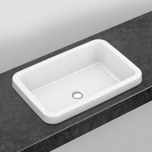Умивальник врізний в стільницю прямокутний VILLEROY & BOCH ARCHITECTURA 61.5х41.5 см (41676001)(1-2 сорт)