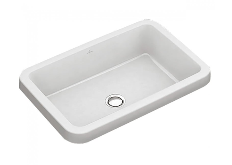 Умивальник врізний в стільницю прямокутний VILLEROY & BOCH ARCHITECTURA 61.5х41.5 см (41676001) (Пошкоджені борти)