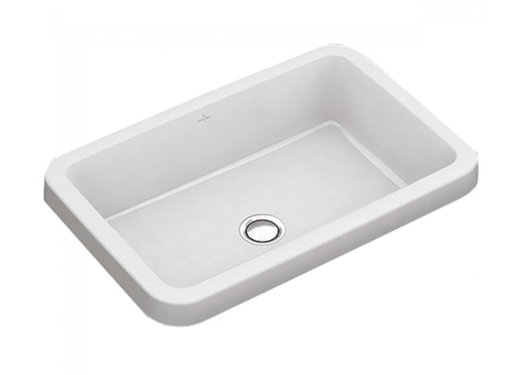 Умивальник врізний в стільницю прямокутний VILLEROY & BOCH ARCHITECTURA 61.5х41.5 см (41676001) (1-2 сорт)