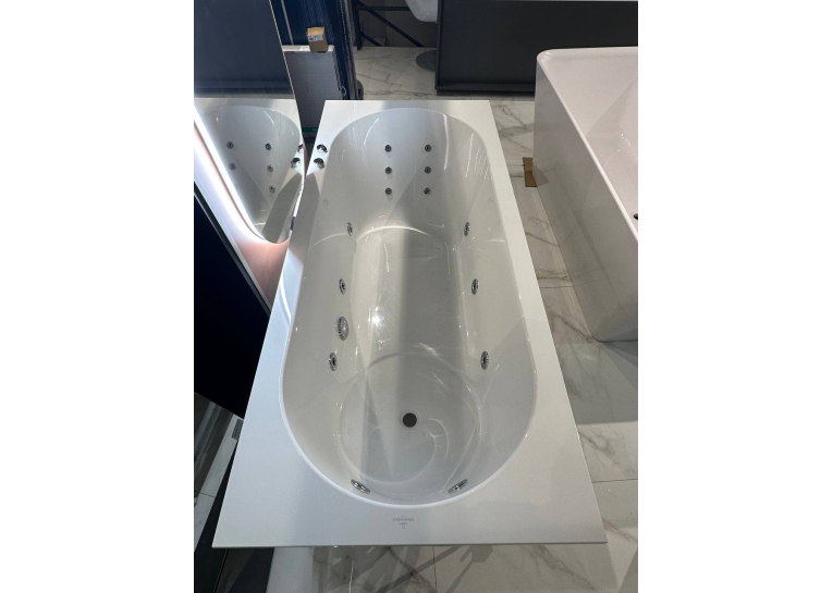 Ванна гідромасажна кварилова прямокутна VILLEROY & BOCH Libra 180x80см uBQ180LIB2V-01Gidro
