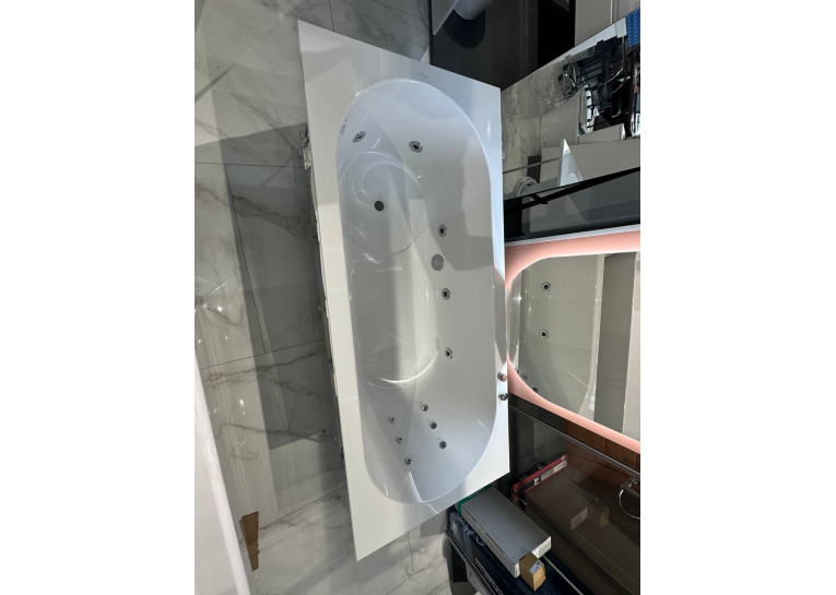 Ванна гідромасажна кварилова прямокутна VILLEROY & BOCH Libra 180x80см uBQ180LIB2V-01Gidro