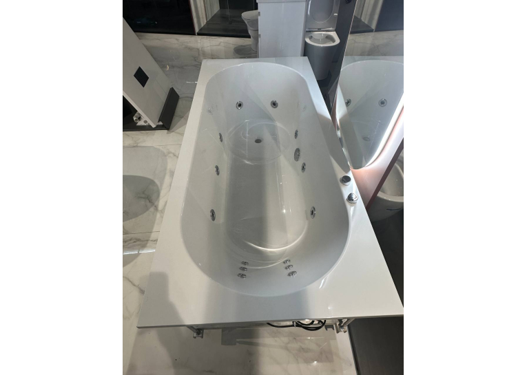 Ванна гідромасажна кварилова прямокутна VILLEROY & BOCH Libra 180x80см uBQ180LIB2V-01Gidro