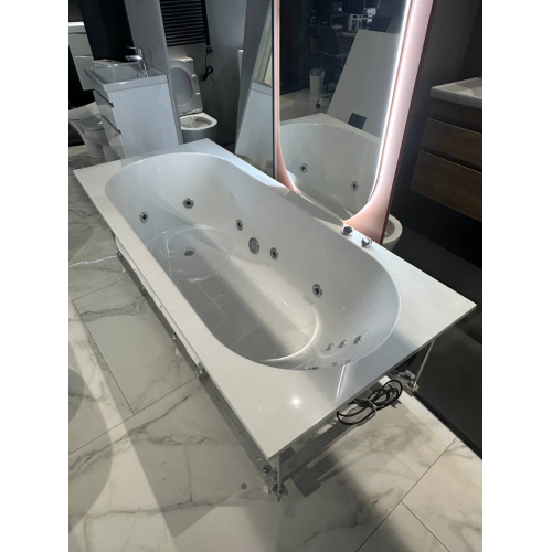 Ванна гідромасажна кварилова прямокутна VILLEROY & BOCH Libra 180x80см uBQ180LIB2V-01Gidro