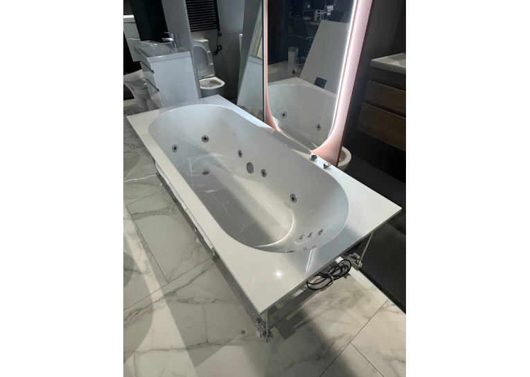 Ванна гідромасажна кварилова прямокутна VILLEROY & BOCH Libra 180x80см uBQ180LIB2V-01Gidro