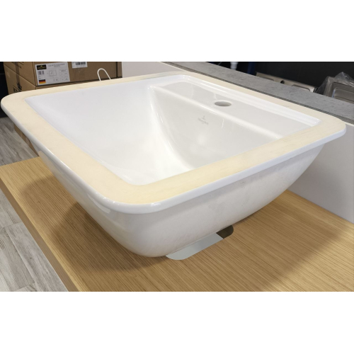 Умивальник прямокутний врізний під стільницю Villeroy & Boch Loop & Friends 50х50 см, білий (51624001)