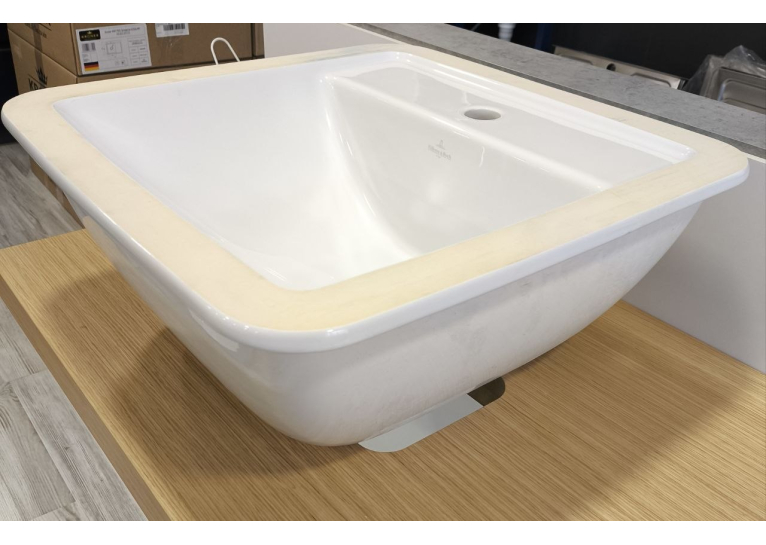 Умивальник прямокутний врізний під стільницю Villeroy & Boch Loop & Friends 50х50 см, білий (51624001)