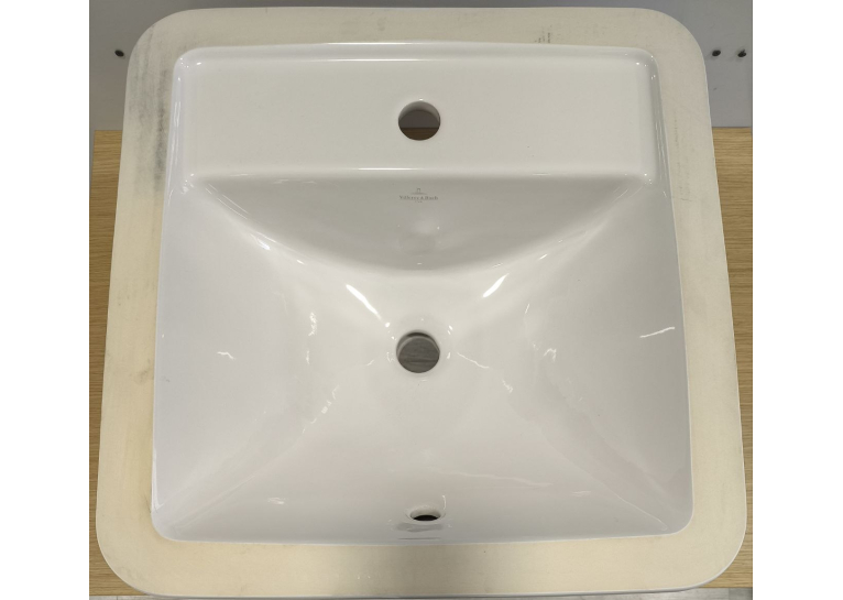 Умивальник прямокутний врізний під стільницю Villeroy & Boch Loop & Friends 50х50 см, білий (51624001)