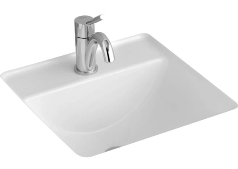Умивальник прямокутний врізний під стільницю Villeroy & Boch Loop & Friends 50х50 см, білий (51624001)