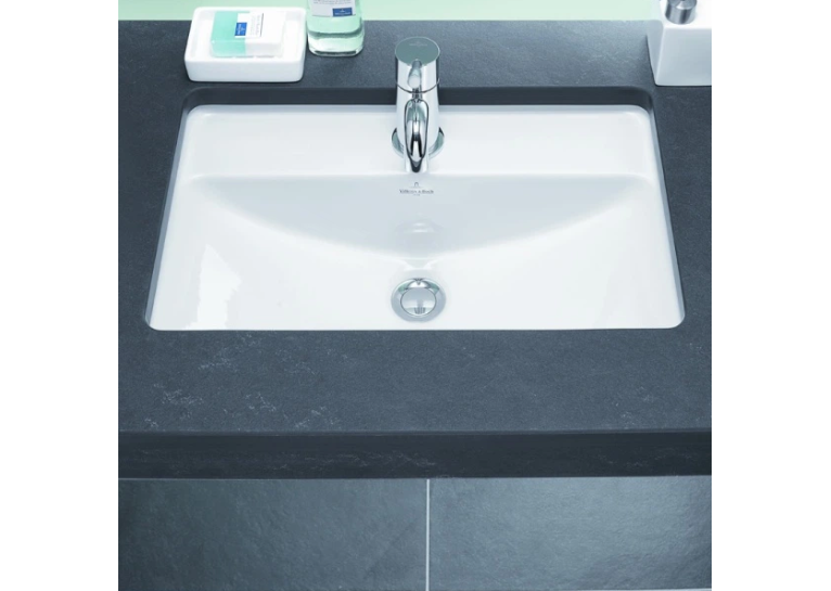 Умивальник прямокутний врізний під стільницю Villeroy & Boch Loop & Friends 50х50 см, білий (51624001)