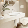 Умывальник овальный врезной в столешницу VILLEROY & BOCH O.NOVO 56х40 см (41615601) UM (Сентехнический недолив)