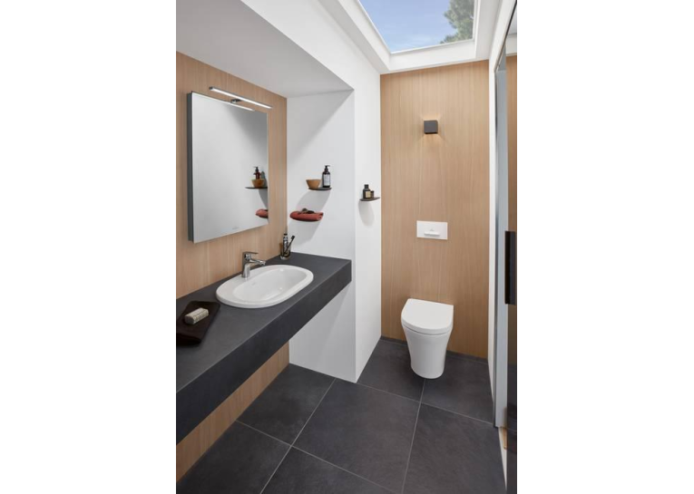 Умывальник овальный врезной в столешницу VILLEROY & BOCH O.NOVO 56х40 см (41615601) UM (Сентехнический недолив)