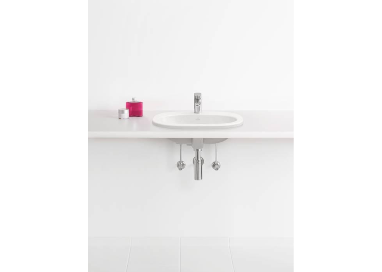 Умывальник овальный врезной в столешницу VILLEROY & BOCH O.NOVO 56х40 см (41615601) UM (Сентехнический недолив)