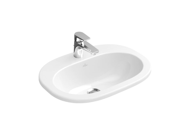 Умывальник овальный врезной в столешницу VILLEROY & BOCH O.NOVO 56х40 см (41615601) UM (Сентехнический недолив)