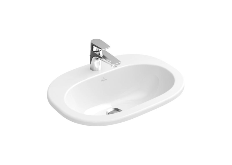 Умывальник овальный врезной в столешницу VILLEROY & BOCH O.NOVO 56х40 см (41615601) UM (Сентехнический недолив)