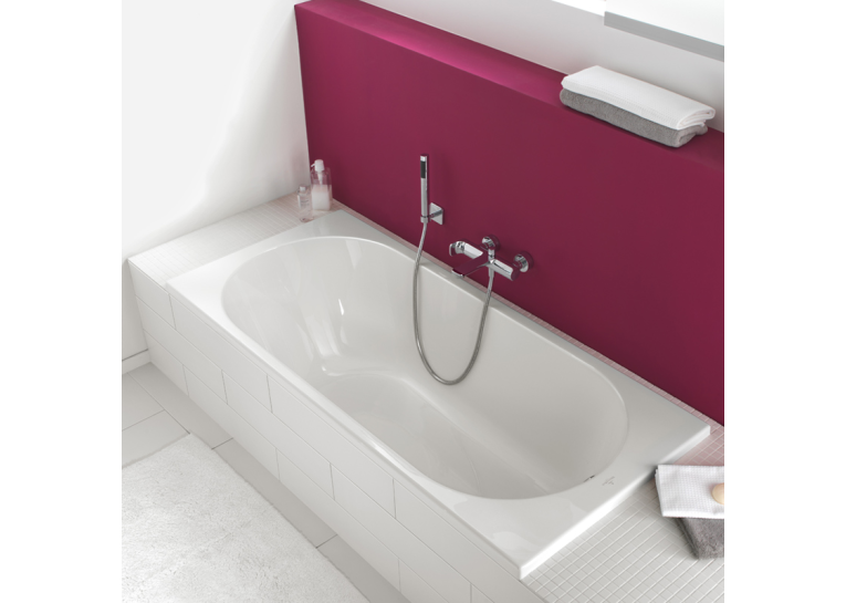 Ванна акрилова прямокутна VILLEROY&BOCH O.NOVO/CASSANDRA 170х75см uBA170CAS2V-01 (Уцінка)