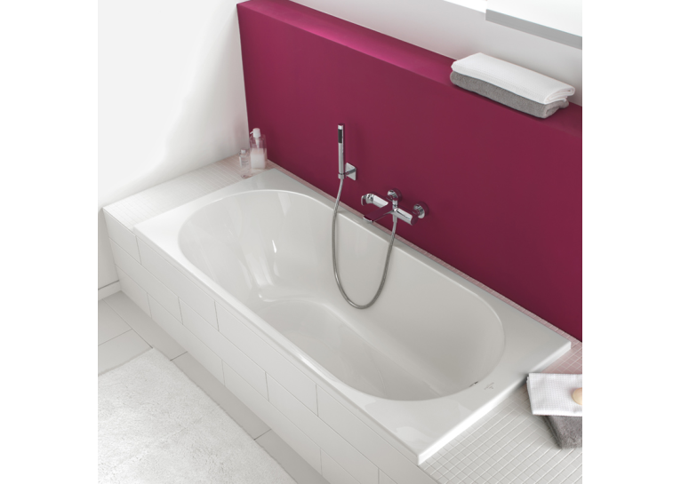 Ванна акрилова прямокутна VILLEROY&BOCH O.NOVO/CASSANDRA 170х75см uBA170CAS2V-01 (Уцінка)