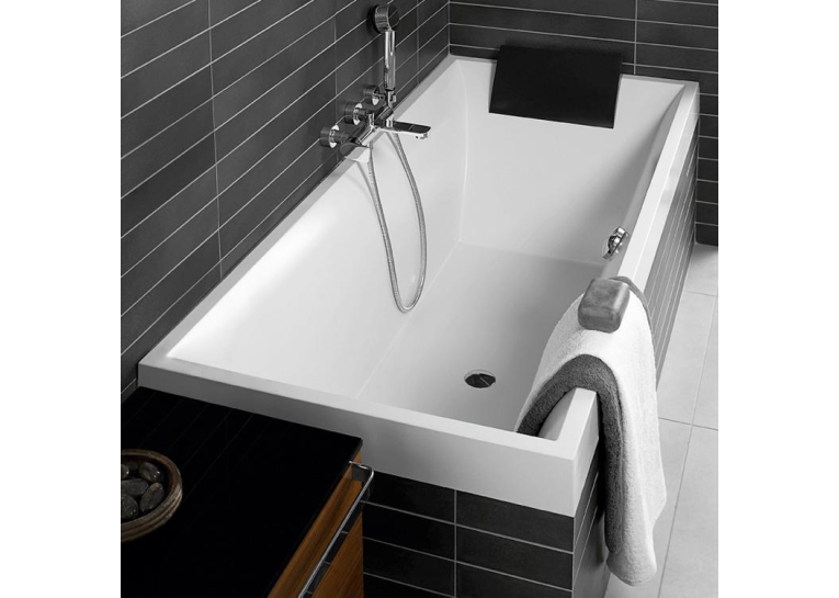 Ванна кварилова прямокутна VILLEROY&BOCH SQUARO 170*75см, в комплекті з ніжками, UBQ170SQR2V-01