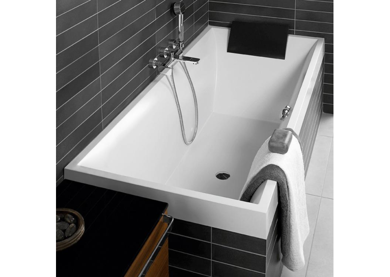 Ванна кварилова прямокутна VILLEROY&BOCH SQUARO 170*75см, в комплекті з ніжками, UBQ170SQR2V-01