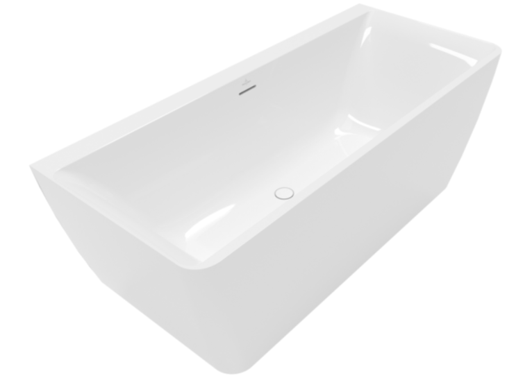 Ванна пристінна кварилова VILLEROY & BOCH SUBWAY 3.0 180x80см UBQ180SBW9CS00V-01