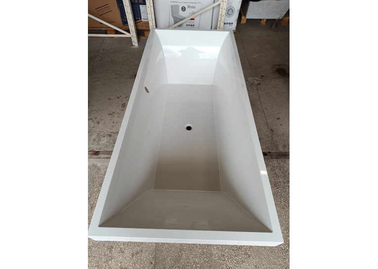 Ванна кварилова прямокутна VILLEROY&BOCH SQUARO 180*80см, в комплекті з ніжками, UBQ180SQR2V-01