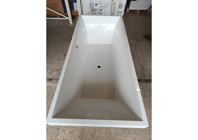 Ванна кварилова прямокутна VILLEROY&BOCH SQUARO 180*80см, в комплекті з ніжками, UBQ180SQR2V-01