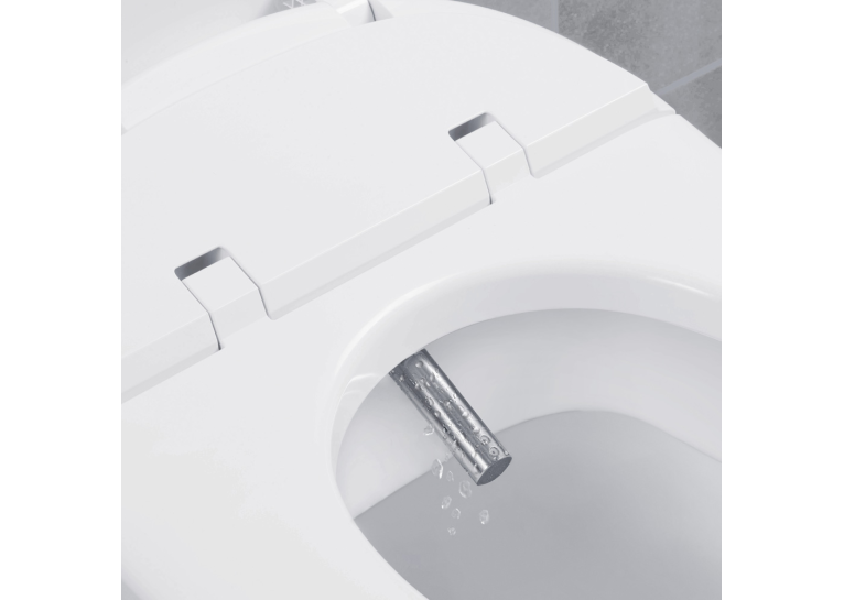Подвесной унитаз-биде Villeroy & Boch Subway 2.0 ViClean V02EL401 + 5614R5R1
