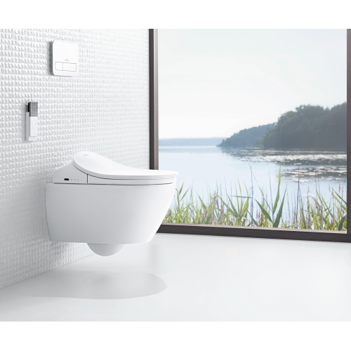 Підвісний унітаз-біде Villeroy & Boch Subway 2.0 ViClean V02EL401 + 5614R5R1