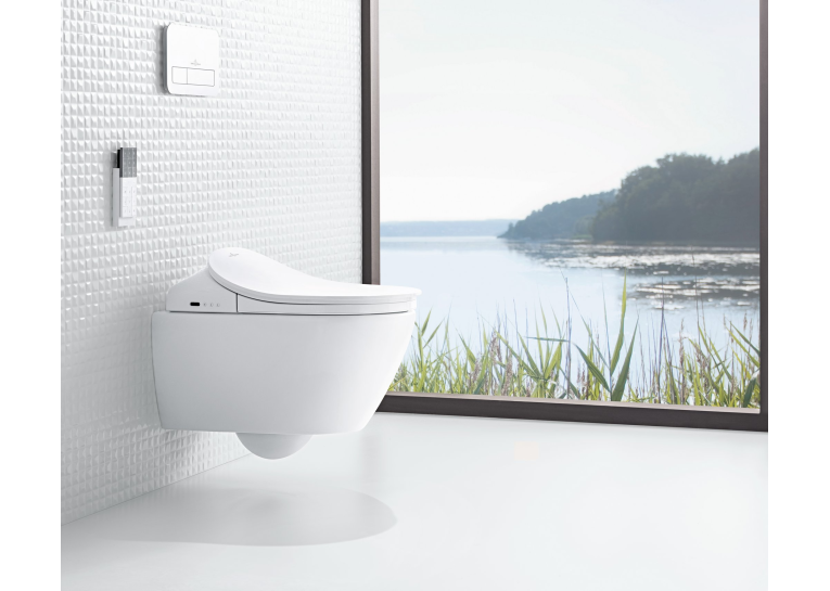  Підвісний унітаз-біде Villeroy & Boch Subway 2.0 ViClean V02EL401 + 5614R5R1