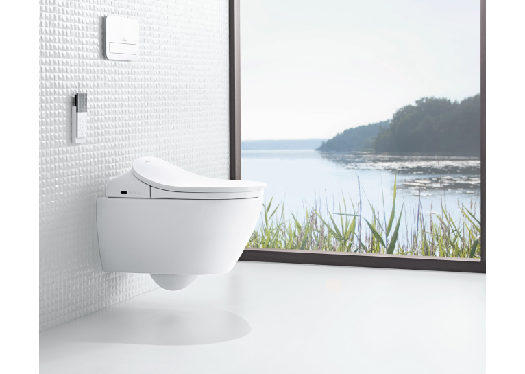 Подвесной унитаз-биде Villeroy & Boch Subway 2.0 ViClean V02EL401 + 5614R5R1