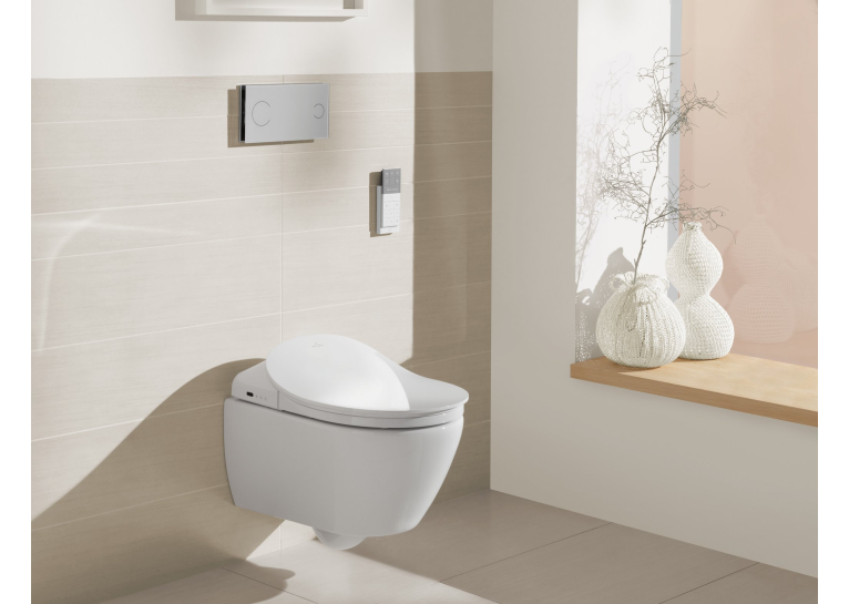 Подвесной унитаз-биде Villeroy & Boch Subway 2.0 ViClean V02EL401 + 5614R5R1