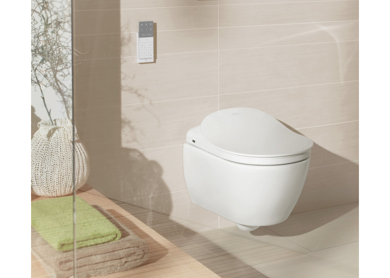 Подвесной унитаз-биде Villeroy & Boch Subway 2.0 ViClean V02EL401 + 5614R5R1