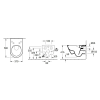  Підвісний унітаз-біде Villeroy & Boch Subway 2.0 ViClean V02EL401 + 5614R5R1