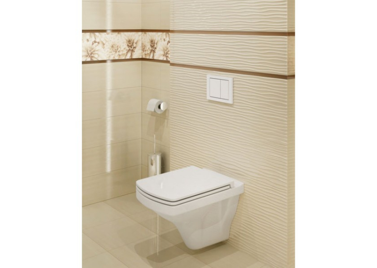 Сидіння для унітазу Cersanit EASY Duroplast K98-0090 (дюропласт антибактеріальний)