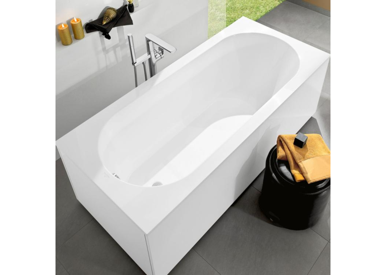 Ванна кварилова прямокутна VILLEROY & BOCH Oberon 170х75 + ніжки U99740000 (UBQ170OBE2V-01)