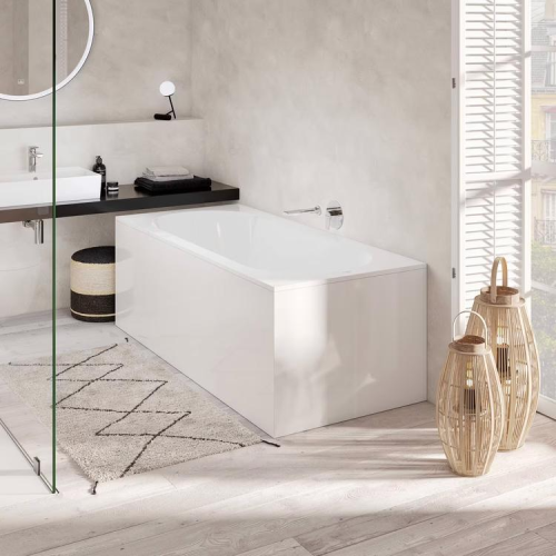 Ванна кварилова прямокутна VILLEROY & BOCH Oberon 170х75 + ніжки U99740000 (UBQ170OBE2V-01)