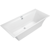 Ванна кварилова прямокутна VILLEROY&BOCH SQUARO EDGE 12 180*80см з ножками та зливом-переливом UBQ180SQE2DV-01 (Знижена в ціні позиція)