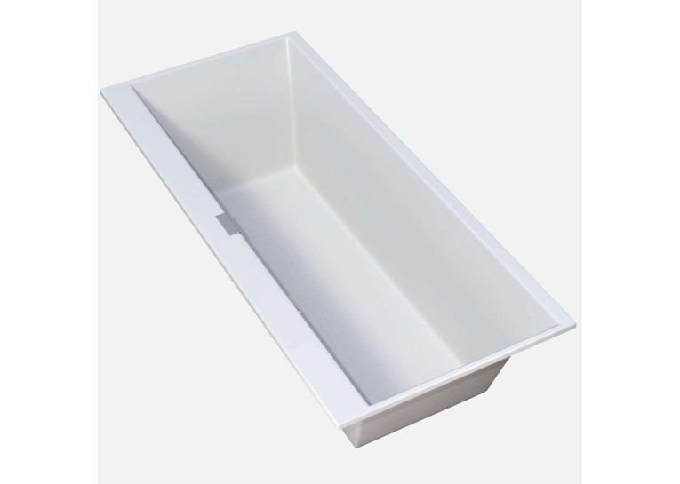 Ванна кварилова прямокутна VILLEROY&BOCH SQUARO EDGE 12 180*80см з ножками та зливом-переливом UBQ180SQE2DV-01 (Знижена в ціні позиція)