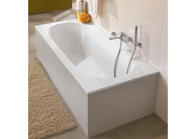 Ванная квариловая прямоугольная VILLEROY & BOCH Oberon 180x80см UBQ180OBE2V-01 + ножки U99740000