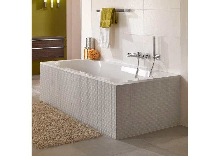 Ванная квариловая прямоугольная VILLEROY & BOCH Oberon 180x80см UBQ180OBE2V-01 + ножки U99740000