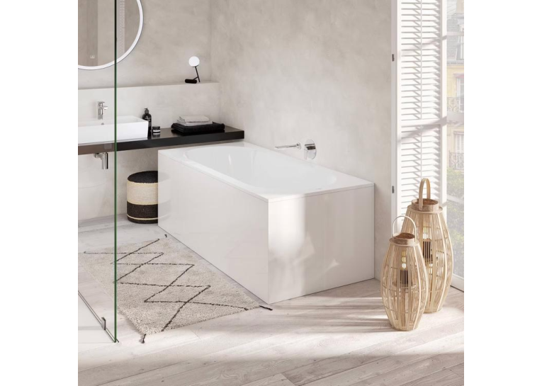 Ванная квариловая прямоугольная VILLEROY & BOCH Oberon 180x80см UBQ180OBE2V-01 + ножки U99740000