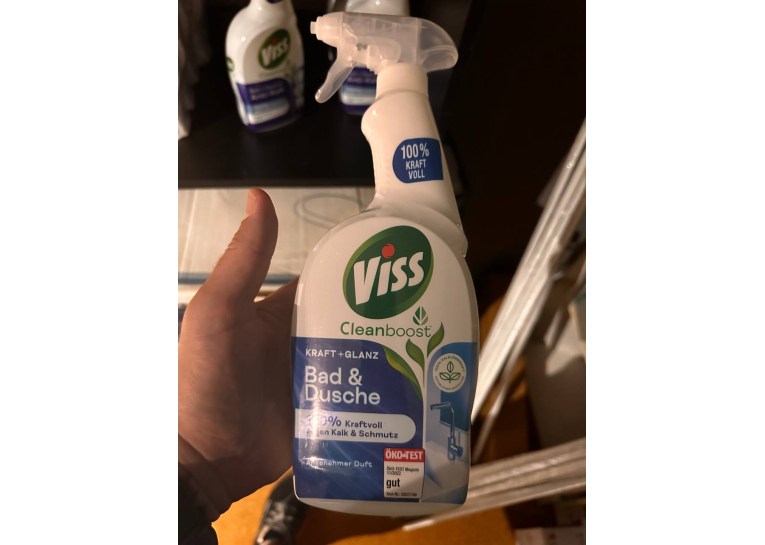 Засіб для прибирання Viss Bath and Shower Spray Bottle, 750 ml A55337